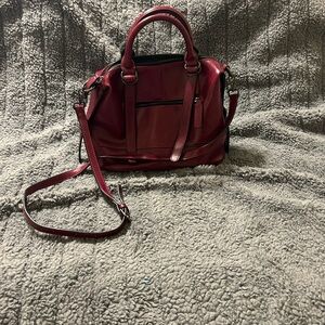 Elegant Burgundy Handbag